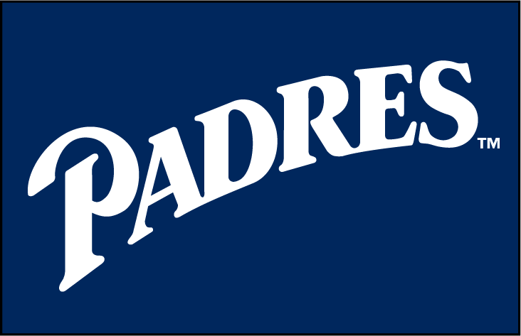 San Diego Padres 1999-2003 Batting Practice Logo vinyl decal